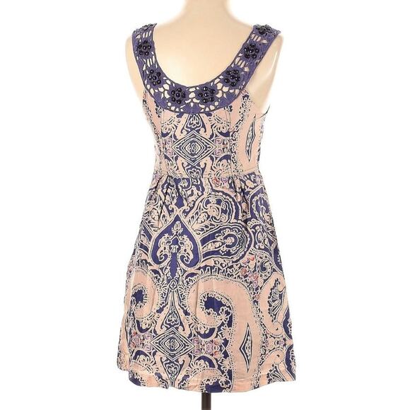 Free People Vintage Plum Folklore Beaded Dress - Picture 3 of 7